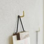 BRASS プッシュピン Lフック（5個入り）