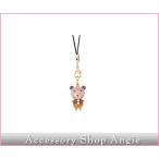 携帯ストラップ グラスマーカー付き ねず太郎（Ｓサイズ） ピンク＆ブラウン １４８