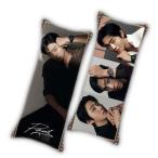 【中綿付き】アンヒョソプ クッション カバー 布製 両面 ミニ 抱き枕 枕 韓流 アイドル グッズ 韓国 雑貨 ab117-2