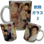 パクソジュン PARKSEOJUN  マグカップ 耐熱ガラス3 韓流 グッズ ca055-7