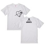 マコ NiziU ニジュー Tシャツ 男女兼用 綿100％ ホワイト 韓流 グッズ ep026-2