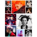 ショッピングg-dragon 4枚セット ジードラゴン G-DRAGON BIGBANG ハガキサイズ シール ステッカー 韓流 グッズ fv020-10