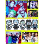 4枚セット BIGBANG ハガキサイズ シール ステッカー 韓流 グッズ fv020-3