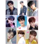 ショッピング韓流 4枚セット チャウヌ ASTRO アストロ シール ステッカー ハガキサイズ 韓流 グッズ fv041-1