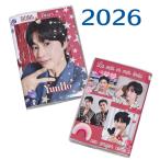 東方神起 TVXQ ユノ ユンホ 2026 ダイアリー 手帳 A6サイズ カレンダー 韓流 グッズ fx003-34