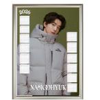 ナムジュヒョク 2026 A4 フォトフレーム付き 壁掛け カレンダー 韓流 グッズ fx024-11