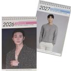 パクソジュン 2026 2027 卓上 カレンダー DESK CALENDAR ステッカー付 韓流 グッズ fx048-46