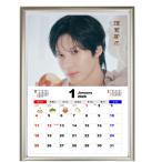 テミン SHINee シャイニー 2026 A4 フォトフレーム付き 壁掛け カレンダー 韓流 グッズ fx057-5