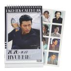ヒョンビン 2026 2027 卓上 カレンダー DESK CALENDAR ステッカー付 韓流 グッズ fx082-47