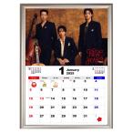 CNBLUE シーエヌブルー 2025 A4 フォトフレーム付き 壁掛け カレンダー 韓流 グッズ fx091-5
