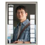 チソン 2026 A4 フォトフレーム付き 壁掛け カレンダー 韓流 グッズ fx092-12