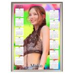 マコ NiziU ニジュー 2025 A4 フォトフレーム付き 壁掛け カレンダー 韓流 グッズ fx121-12