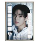 ユン・ジェヒョク TREASURE トレジャー 2026 A4 フォトフレーム付き 壁掛け カレンダー 韓流 グッズ fx340-1