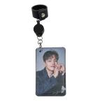 ヨジング ICカードケース パスケース リール付き バッグチャーム 韓流 グッズ fz099-2