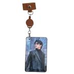 ショッピング韓流 パクヒョンシク ICカードケース パスケース リール付き バッグチャーム 韓流 グッズ fz100-4