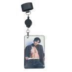 ロウン ICカードケース パスケース リール付き バッグチャーム 韓流 グッズ fz103-5