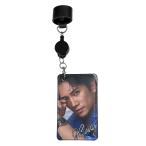 チソン ICカードケース パスケース リール付き バッグチャーム 韓流 グッズ fz112-1