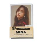 ミナ TWICE トゥワイス フォトメッセージカード 56P 韓流 グッズ gv016-5