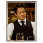 ショッピング韓流 チソン フォトプレート 額入り 写真 A4サイズ 韓流 グッズ hp028-18