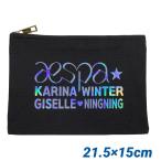 aespa エスパ 布製 ホログラム ポーチ 韓流 グッズ kc001-4