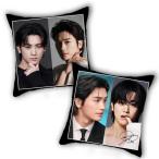 【中綿無し】パクヒョンシク  クッション カバー 布製 両面 韓流 アイドル グッズ 韓国 雑貨 nad077-21