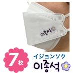 イジョンソク 不織布 マスク 7枚セット 個包装 韓流 グッズ ne039-2