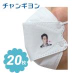 チャンギヨン 不織布 マスク 20枚セット 個包装 韓流 グッズ ne054-3b