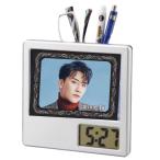 スンリ BIGBANG ビッグバン 写真入り ペン立て付き 置き時計 時計 フォトフレーム 韓流 グッズ ph107-1