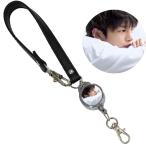 ショッピング韓流 ソイングク リール付き ストラップ キーホルダー キーリング 伸びる 伸縮 韓流 グッズ  sc027-2