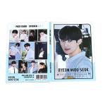 ビョンウソク ポストカード ステッカーセット シール ハガキ 韓流 グッズ th073-1