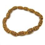 Yahoo! Yahoo!ショッピング(ヤフー ショッピング)★ゆうパケット送料無料★アジアン ビーズのブレスレット 茶系　ブレスレッド 茶×茶　ゆうパケ対応 おしゃれな ブレスレッド アンクレット アジアン雑貨　