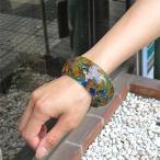 Yahoo! Yahoo!ショッピング(ヤフー ショッピング)アジアン バングル ブレスレット  A　【Lサイズ】　ミックスカラー おしゃれな ブレスレッド アジアン雑貨　