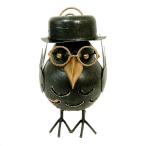 ふくろう カードホルダー 鉄製 カードスタンド バリ タイ 雑貨 アジアン インテリア