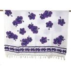  парео .. мульти- Cross цветочный принт гибискус лиловый Asian шероховатость Thai смешанные товары этнический ткань купальный костюм диван покрытие ковер 