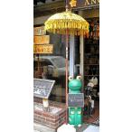 アジアン雑貨　バリ雑貨　儀式用　傘　1段　ゴールド　[H.228cm]　