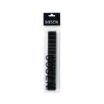 ゴーセン(GOSEN) オーバーグリップ ギャザーストップタイプ ブラック [メール便]