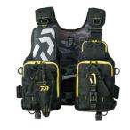 【送料無料5】ダイワ フロートゲームベスト DF-6206 フリー ブラックイエロー