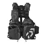 ダイワ (Daiwa) DF-6026 ベンチクールエアーゲームベスト ブラックカモ フリーサイズ