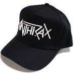 ANTHRAX アンスラックス SONIC SILVER LOGO CAP オフィシャル バンドキャップ