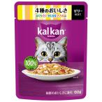 カルカンパウチ 4種のおいしさ まぐろ・たい・かにかま・ささみ入り ６０ｇ