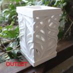 バリの石彫り ストーンランプ カバー ココナッツリーフ(照明器具は付属しておりません)バリ風インテリア