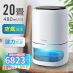 除湿機 衣類乾燥 コンパクト 20畳 480ml/日 強力除湿 1000ml大容量 除湿器 空気清浄機 湿気対策 除湿 切りタイマー 自動霜取り コンプレッサー式