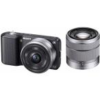 SONY（ソニー）NEX-3 ダブルレンズキット（16mm, 18-55mm）NEX-3D/B ブラック