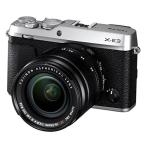 FUJIFILM（フジフイルム）X-E3 レンズキット（18-55mm）シルバー F X-E3LK-S