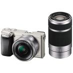 SONY（ソニー）α6000 ダブルズームレンズキット（16-50mm, 55-210mm）ILCE-6000Y S シルバー