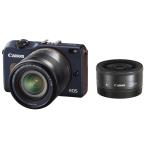 CANON（キヤノン） EOS M2 ダブルレンズキット（18-55mm, 22mm）ベイブルー EOSM2BL-WLK