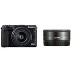 CANON（キヤノン）EOS M3 ダブルレンズキット（15-45mm, 22mm）ブラック EOSM3BK-WLK2