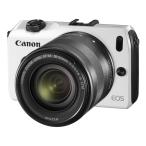CANON（キヤノン）EOS M ダブルレンズキット（18-55mm, 22mm）ホワイト