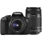 CANON（キヤノン）EOS Kiss X6i ダブルズームキット（18-55mm, 55-250mm）ブラック KISSX6i-WKIT
