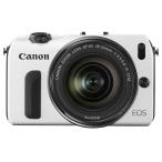 CANON（キヤノン）EOS M レンズキット（18-55mm）ホワイト EOSMWH-18-55ISSTMLK